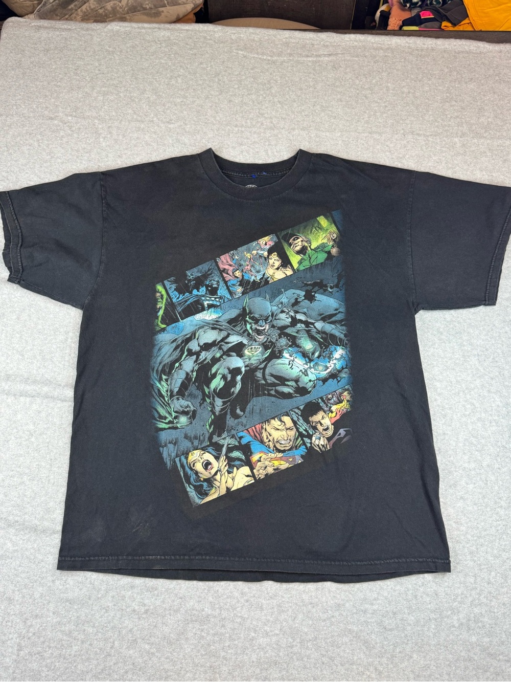 DC Comics Black Logo Crewneck Tee